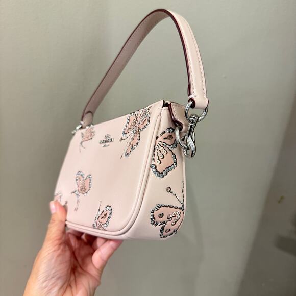 Coach Nolita 19 With Sparkly Butterfly Print CCF58‼️choose 1 color‼️ - Picture 4 of 15
